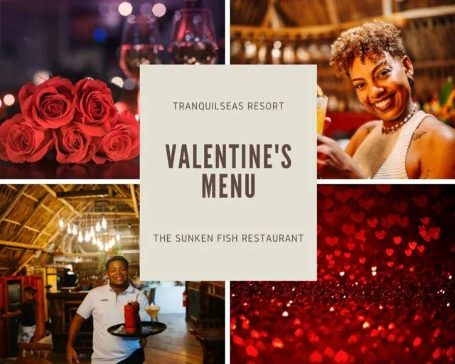 Invitation to a Valentine's Menu at The Sunken Fish 

Dear guests!
We kindly invite You to celebrate Valentine's Day at The Sunken Fish restaurant. We have prepared a special Valentine's menu for You, full of delicious flavors, romantic ambiance, and unforgettable culinary experiences. 

Book Your table today and create an unforgettable Valentine's memory. 

We look forward to welcoming You!

Reserve Your table at: +504 9451 6320 info@tranquilseas.com